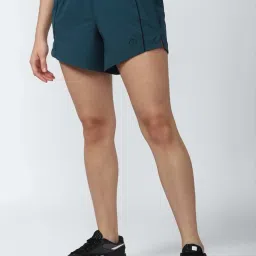 Van Heusen Blue Mid Rise Shorts image 1