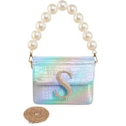 Esbeda Multicolor Textured Small Sling Handbag image 1