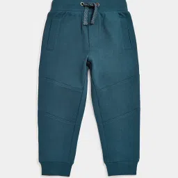 Mothercare Kids Teal Solid Trackpants image 1