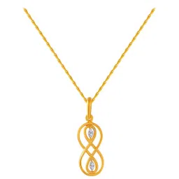 P.C. Chandra Jewellers 14 kt Gold Pendant without Chain image 1