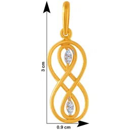 P.C. Chandra Jewellers 14 kt Gold Pendant without Chain image 4