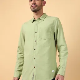 Wrangler Green Regular Fit Shirt image 1