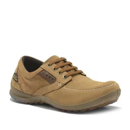 Woodland Men's Camel Derby Shoes image 2