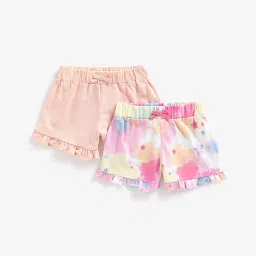 Mothercare Kids Multicolor Printed Shorts (Pack Of 2) image 1