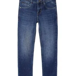 Cantabil Kids Blue Regular Fit Jeans image 1