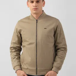 Peter England Brown Regular Fit Jacket image 1