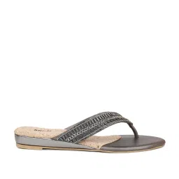 Inc.5 Women's Pewter Thong Sandals image 1