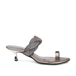 Inc.5 Women's Pewter Toe Ring Sandals image 1