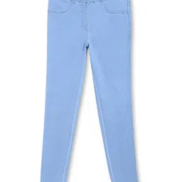 Cantabil Kids Blue Regular Fit Jeggings image 1