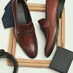 Giorgio Men's Tan Formal Loafers image 1