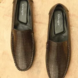 Giorgio Men's Brown Casual Loafers image 1