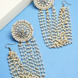 Karatcart Gold-Tone Plated Earrings for Women-picture-43