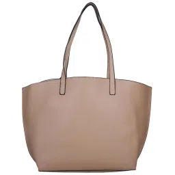 Giordano Interim Beige Perforated Medium Tote Handbag image 3