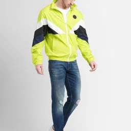 Jack & Jones Multi Regular Fit Colour Block Jacket image 5