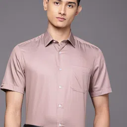 Louis Philippe Pure Cotton Classic Fit Formal Shirt-picture-40