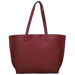 Giordano Interim Red Perforated Medium Tote Handbag image 3