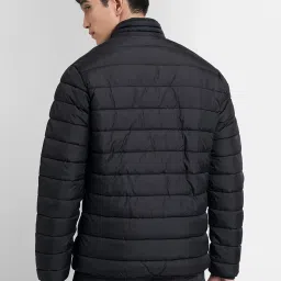 Jack & Jones Jet Black Regular Fit Quilted Jacket image 2