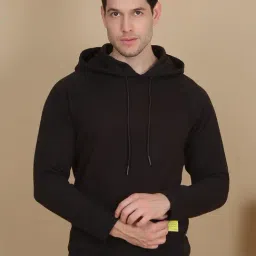 Sweet Dreams Black Regular Fit Plain Sweatshirt-image-46