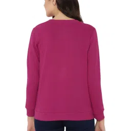 Allen Solly Pink Regular Fit Sweatshirt image 2