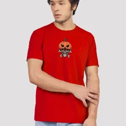 Greylongg Men Printed Applique T-shirt image 4