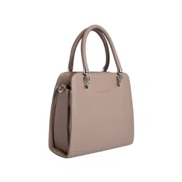 Lino Perros Beige Solid Handbag image 2