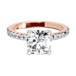 Sparkles Lab Grown Diamond 14k (585) Rose Gold Ring for Women-picture-38