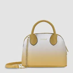 Lililo Half Moon Yellow Medium Satchel image 2