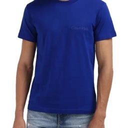 Calvin Klein Sapphire Blue Regular Fit T-Shirt-picture-44