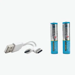 BestFire AAA USB Type-C 700mAh Rechargeable Li-ion Battery - 1100mWh(1.5V) image 4