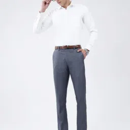 Monte Carlo White Solid Regular Fit Shirt image 5