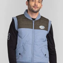 Giordano Grey Regular Fit Colour Block Jacket-picture-23