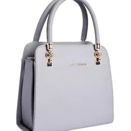Lino Perros Grey Solid Handbag image 2