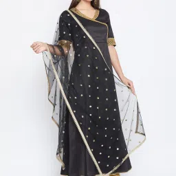 studiorasa Studio Rasa Black Embellished Dupatta image 3