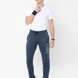 Sweet Dreams Navy Melange Regular Fit Trackpants image 5