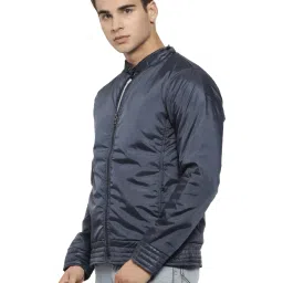 Campus Sutra Navy Full Sleeves Jacket image 3