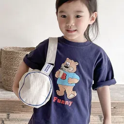 LULU & SKY Girls Animal Printed Round Neck Cotton T-shirt-picture-19