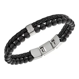 Fossil Men Silver-Plated Wraparound Bracelet image 1