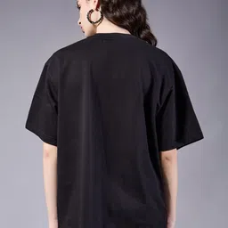 PRONK Graphic Animal Printed Round Neck Short Sleeves Oversized T-shirt image 3