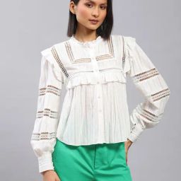 Label Ritu Kumar Off White Top-picture-42