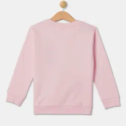 R&B Kids Baby Pink Embellished Regular Fit Sweatshirt image 2