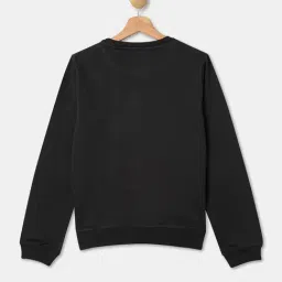 R&B Kids Black Graphic Print Regular Fit Sweatshirt image 2