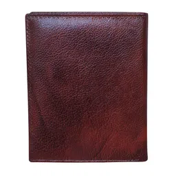 style shoes Genuine Leather Brown Travel Document Holder/Passport Holder For Unisex Free Size image 5