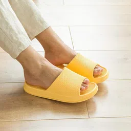 drunken Slipper For Women's Flip Flops Massage Fashion Slides Open Toe Non Slip Pink-7-8 UK image 3