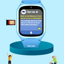 Spiky AI Enabled Android Smartwatch - Blue-picture-25