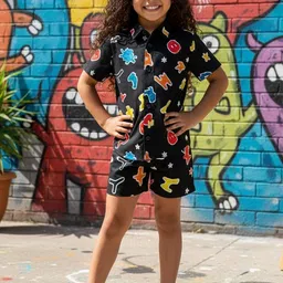 Sagar Impex Unisex Kids Printed Shirt with Shorts-picture-10