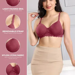 POOJA RAGENEE Nylon Non-Wired Non Padded Everyday Bra image 5