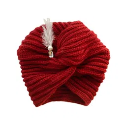 TIPY TIPY TAP Kids Self Design Acrylic Wool Turban Cap-picture-4