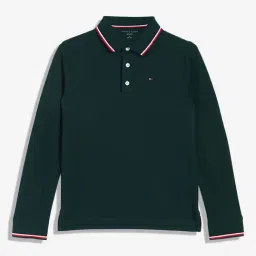 Tommy Hilfiger Cypress Green Regular Fit Polo T-Shirt-image-1