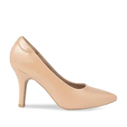 Rocia by Regal Women's Beige Stiletto Pumps image 1