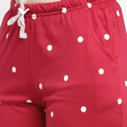 Kanvin Red Printed Shorts image 5